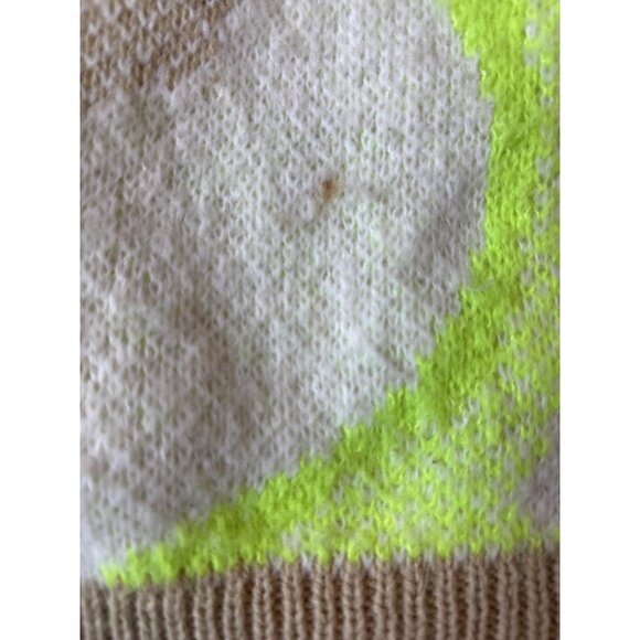 Bershka Neon Wave Pattern Sweater size M-L - Picture 4 of 13
